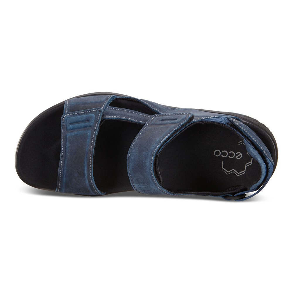 ECCO Mens Sandals Navy - X-Trinsic Flat - DWU-408731